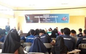 Gelar Workshop, Lembaga Pers Mahasiswa (LPM) Biru Merdeka UIN STS JAMBI Resmi Berdiri