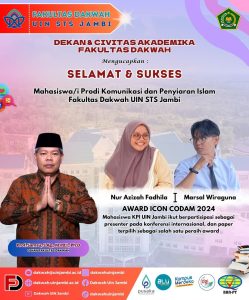 Mahasiswa Fakultas Dakwah Menjadi Presenter Konferensi Internasional ICON CODAM 2024