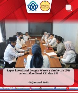 Fakultas Dakwah Gelar Rapat Koordinasi Akreditasi Prodi KPI dan BPI