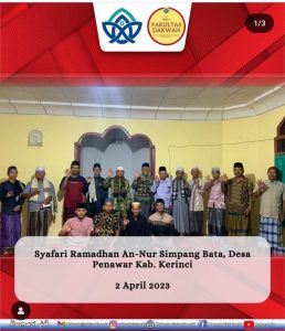 Fakultas Dakwah Gelar Safari Ramadhan 1444 H / 2023 M
