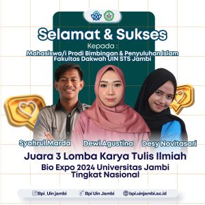 Fakultas Dakwah Torehkan Prestasi Karya Tulis Ilmiah di Tingkat Nasional