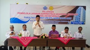 Fakultas Dakwah UIN STS Jambi Selenggarakan Pelatihan Pengelolaan Layanan Administrasi Akademik Berbasis Teknologi Informasi