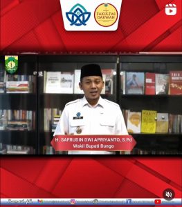 Wakil Bupati Bungo,H. Safrudin Dwi Apriyanto, S.Pd Turut Mensosialisasikan Fakultas Dakwah